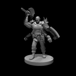 Half Orc Four Armed Barbarian