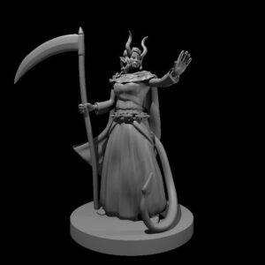 Tiefling Female Death Cleric